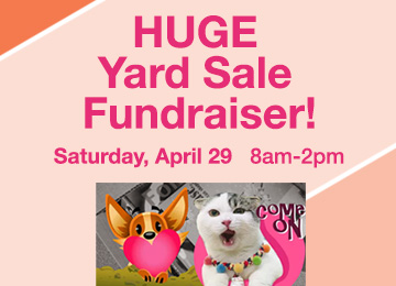 Yard Sale Fundraiser Saturday, April 29 8am-2pm