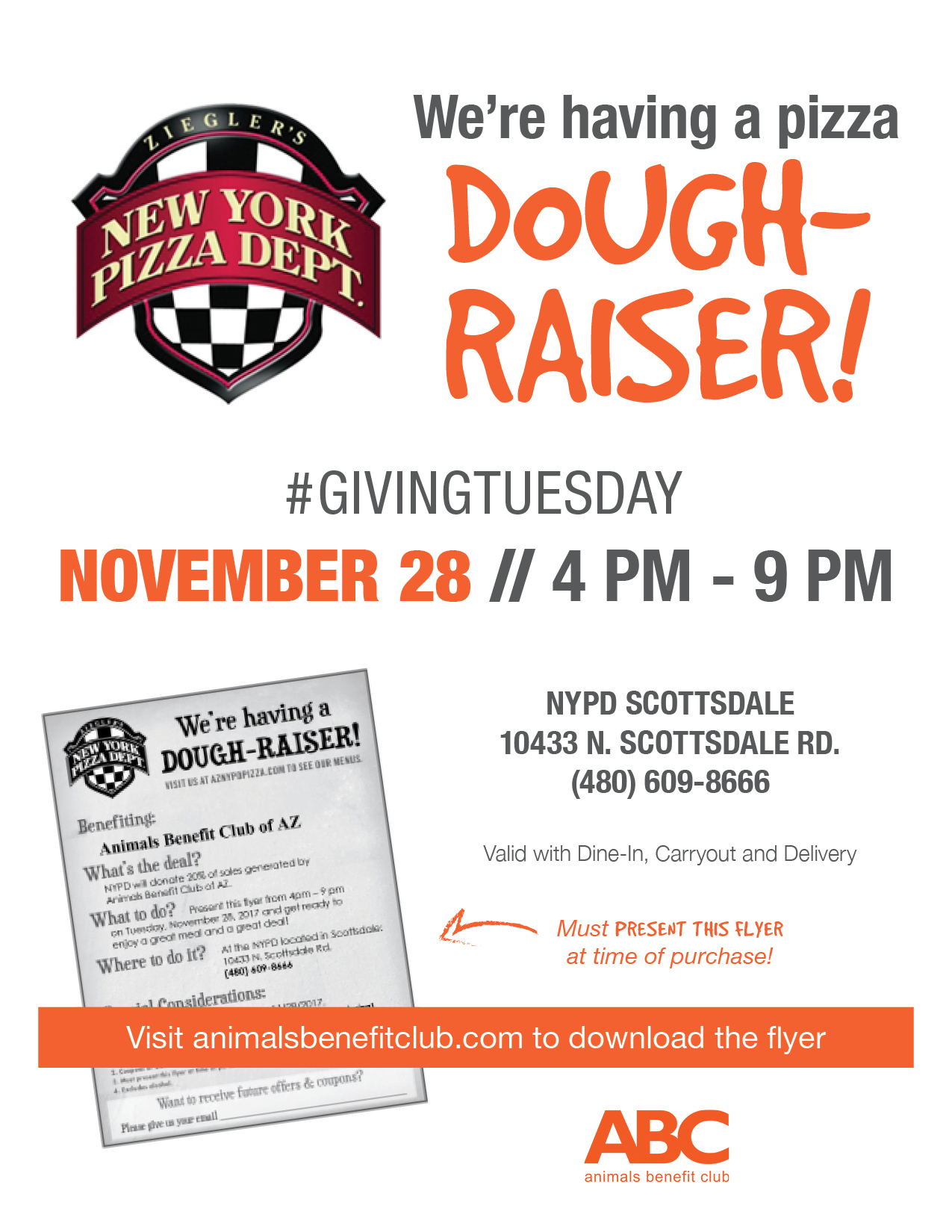 NYPD Dough-Raiser on November 28