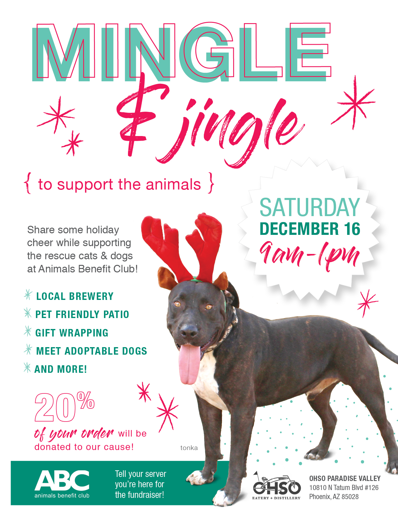Mingle & Jingle Fundraiser on December 16